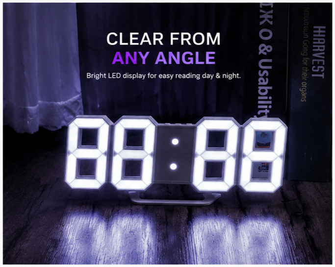 LumiClock™ LED Digital Clock