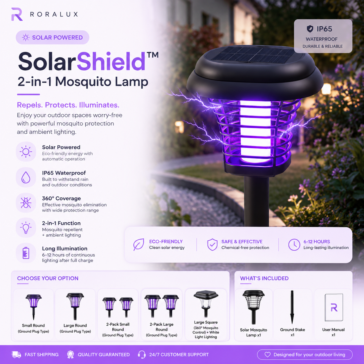 SolarShield™ Mosquito Lamp