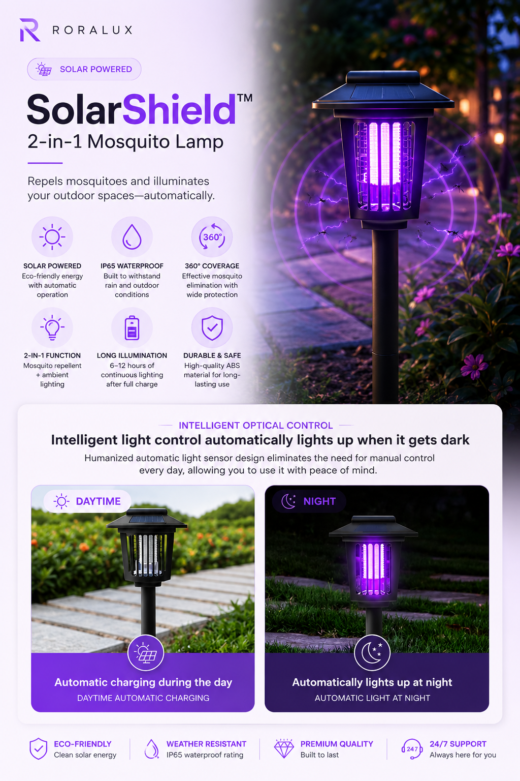 SolarShield™ Mosquito Lamp