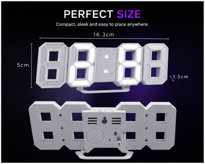 LumiClock™ LED Digital Clock